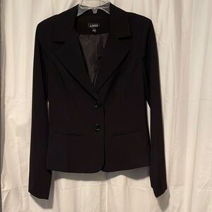 A Byer Black Tailored Blazer Professional Suit Jacket